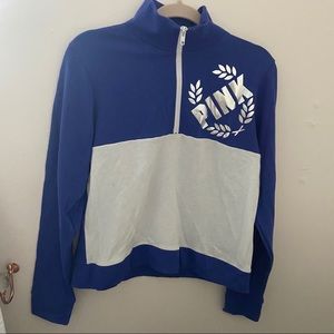 PINK Mock Neck Quarter Zip